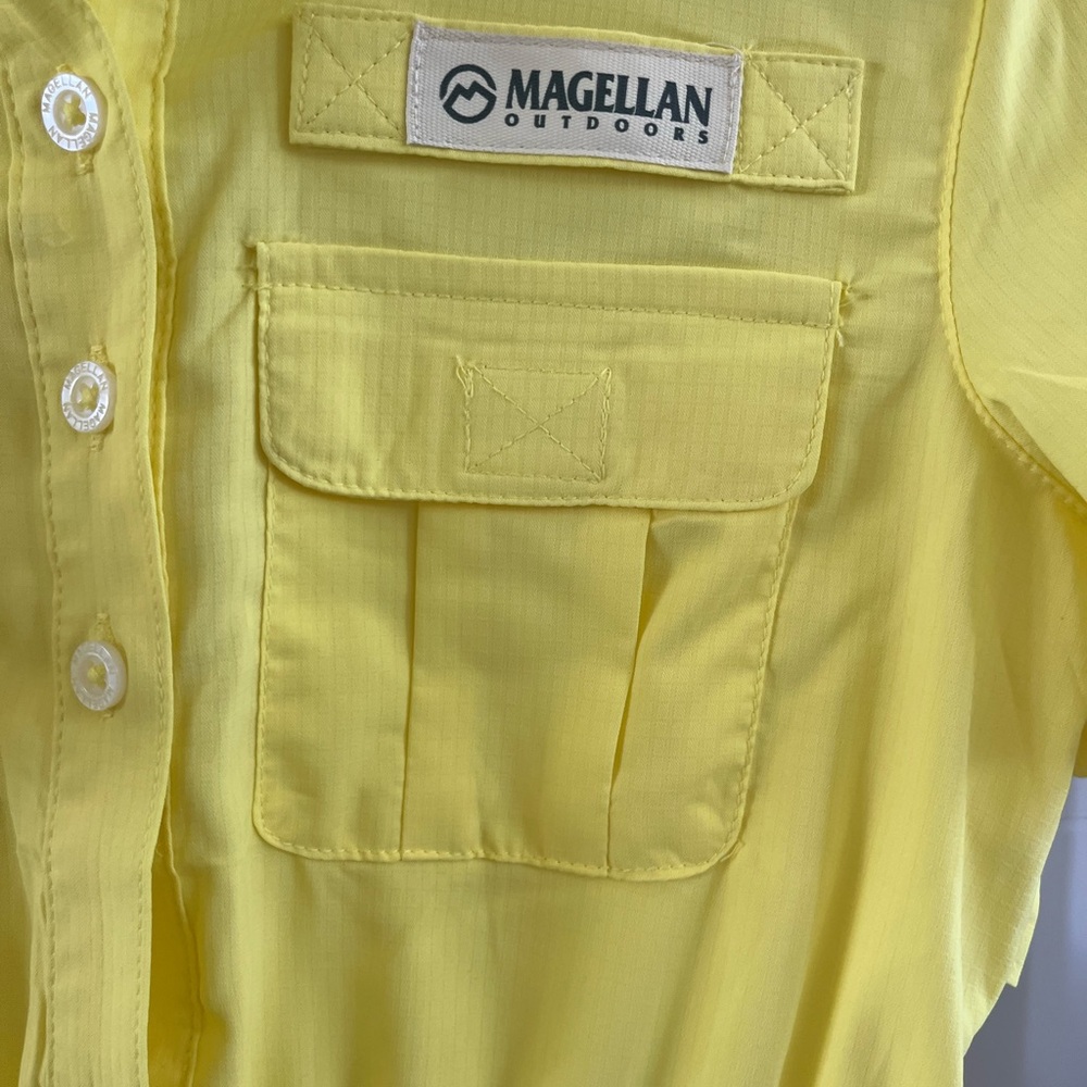 Magellan Outdoors  Yellow Laguna Madre dress girls 7 - Picture 4 of 4